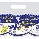 LOTUS AL WADI MAXI ROLL 1000 SHEET 2 PLY
