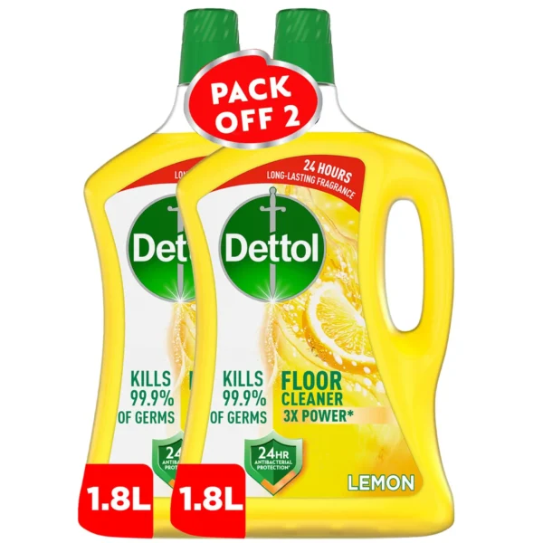 DETTOL MAC LIQUID LEMON 2X1.8LTR