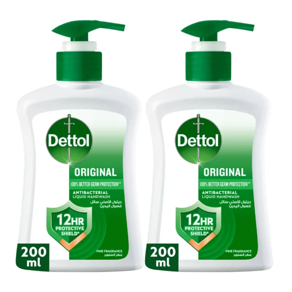 DETTOL HANDWASH ORIGINAL 2X200ML