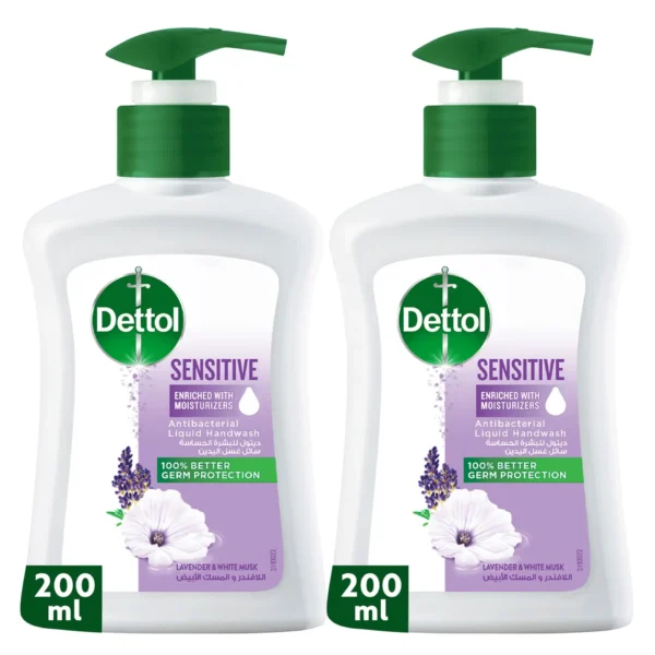 DETTOL HANDWASH SENSITIVE 2X200ML