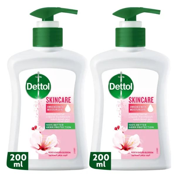 DETTOL HANDWASH SKINCARE 2X200ML