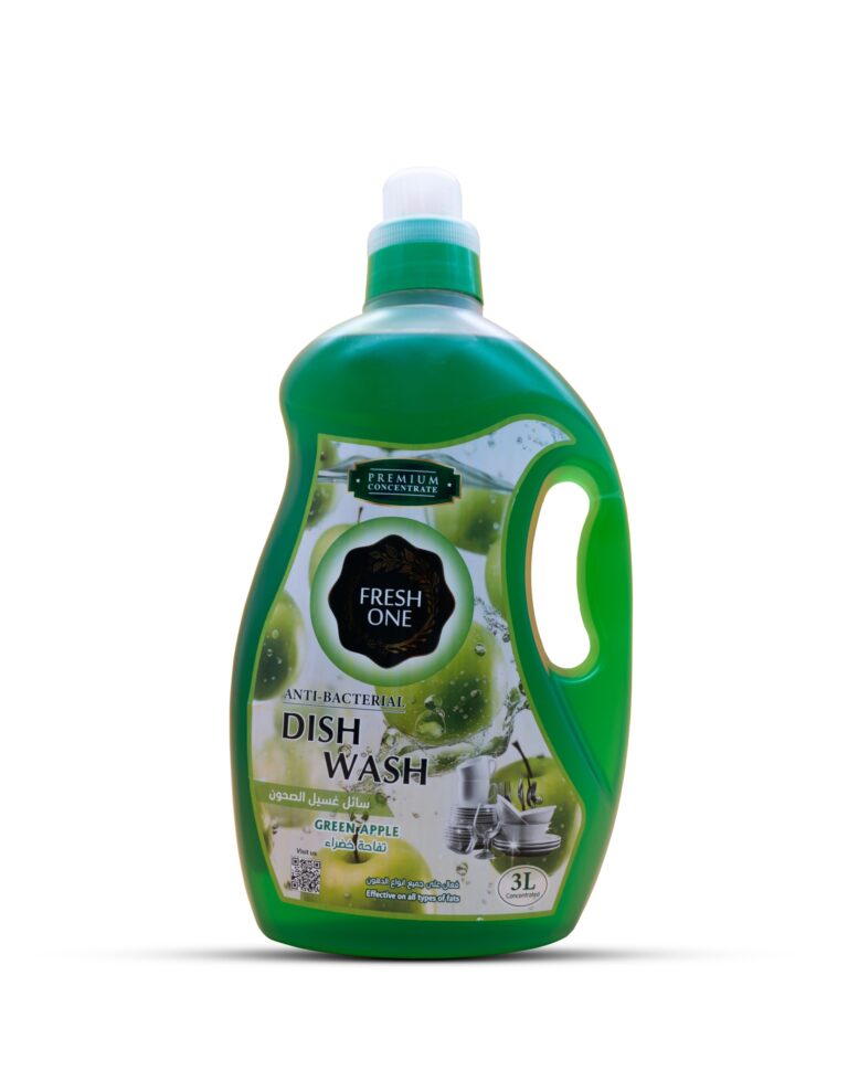 FRESH ONE DISH WASH 3LTR GREEN APPLE