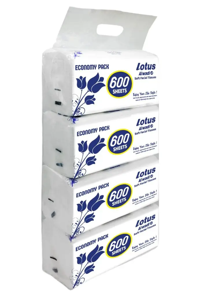 LOTUS ALWADI FACIAL TISSUE 600S