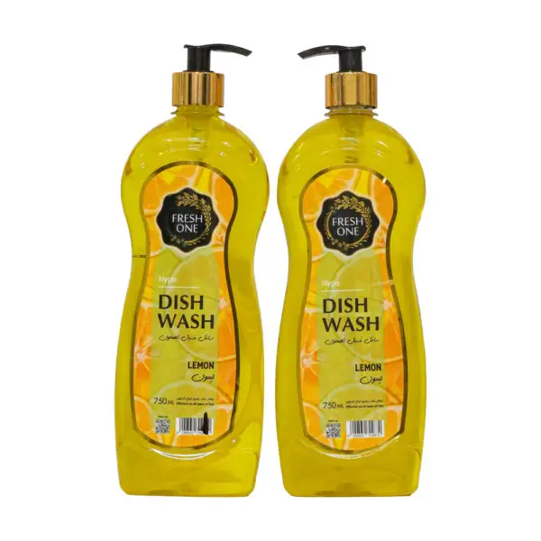 Fresh One Dishwash Lemon 2x750 ml