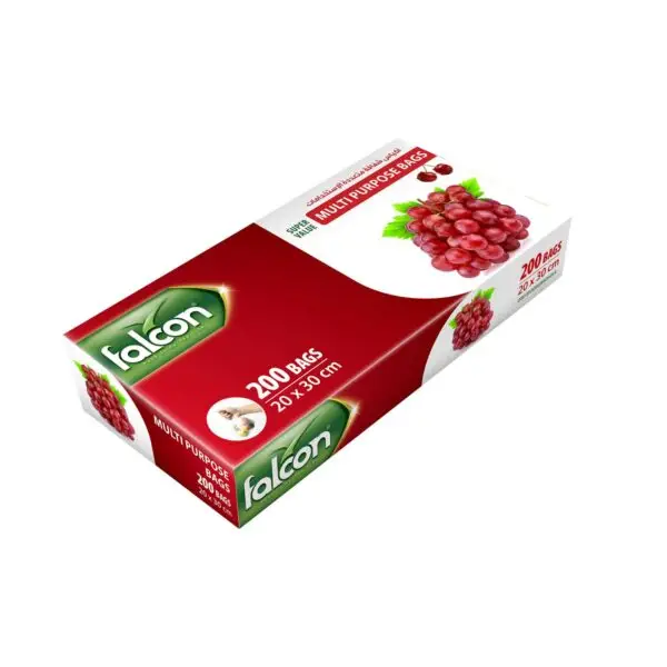 FALCON BIO-DEG MULTIPURPOSE BAG 20X30CM 200 BAG