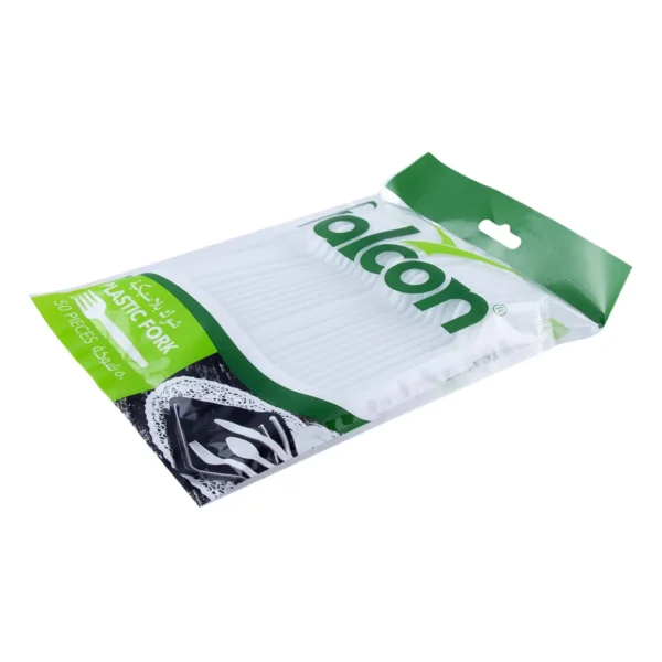 FALCON WHITE PLASTIC FORK 50S