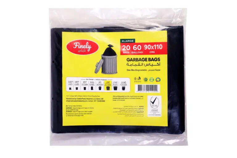 FINELY GARBAGE BAG - FLATS - 90X110 2PCS