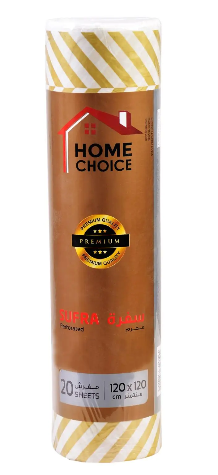 HOME CHOICE SUFRA PREMIUM 120x120C 20 PCS