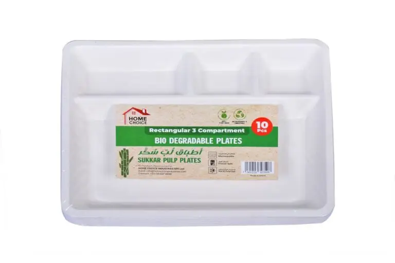 HOME CHOICE SUGAR CANE RCTNGLR 3 PC COMPARTMENT 10S PCS