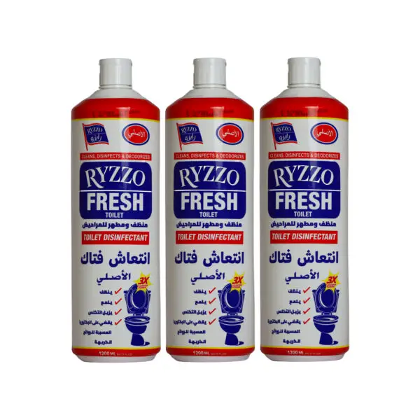 RYZZO TOILET DISINFECTANT 3X1200ML
