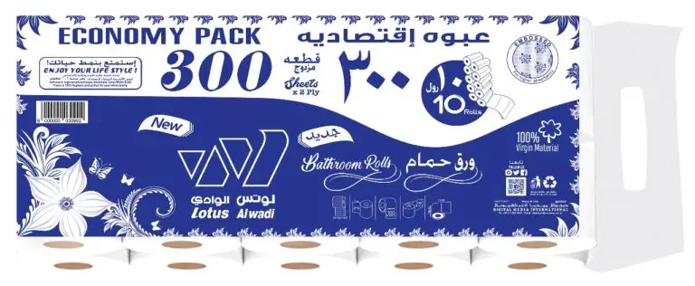 LOTUS AL WADI BATHROOM 10 ROLL 300 SHEET